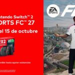 Nintendo anuncia el paquete Nintendo Switch 2 con el juego EA SPORTS FC 27