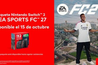 Nintendo anuncia el paquete Nintendo Switch 2 con el juego EA SPORTS FC 27