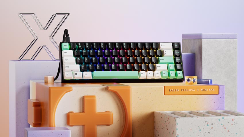 Razer Reclusa X Mini 65% es el nuevo teclado de razer