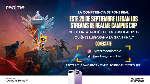 Realme Campus Cup superó los 1000 estudiantes inscritos