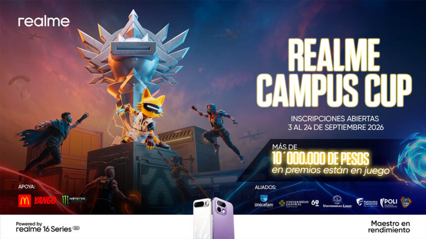 realme Campus Cup Colombia 2026 ya tiene inscripciones abiertas