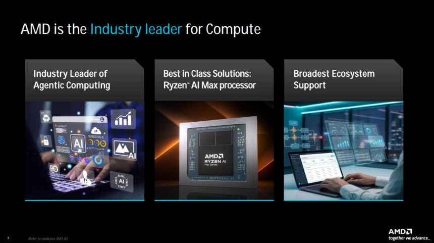 AMD revoluciona el cómputo local con la era de las "Agentic PCs"