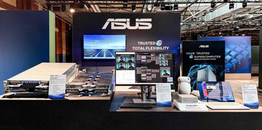 ASUS presentó soluciones durante NVIDIA GTC Berlín 2026