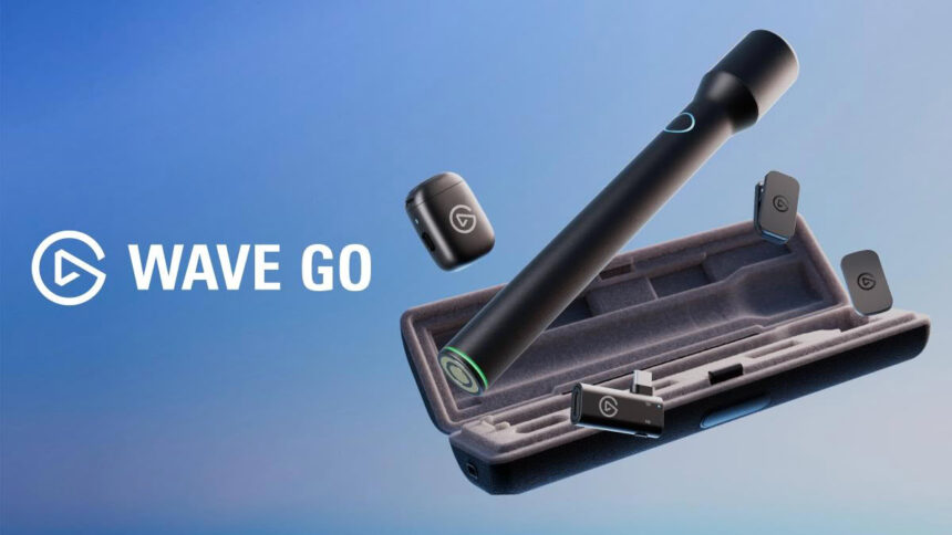 Elgato presentó el micrófono inalámbrico Wave Go
