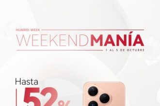 HUAWEI Weekend Manía ofrece promociones hasta el 5 de octubre