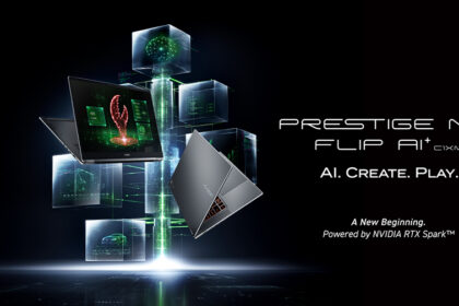 MSI anunció el Prestige N16 Flip AI+ con NVIDIA RTX Spark