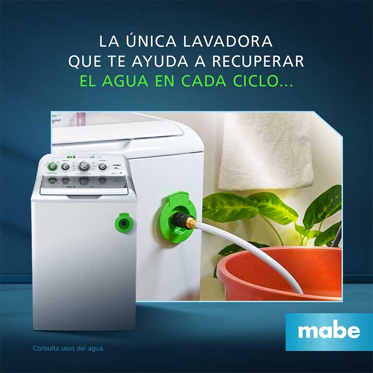 Mabe impulsa el uso inteligente del agua en el hogar