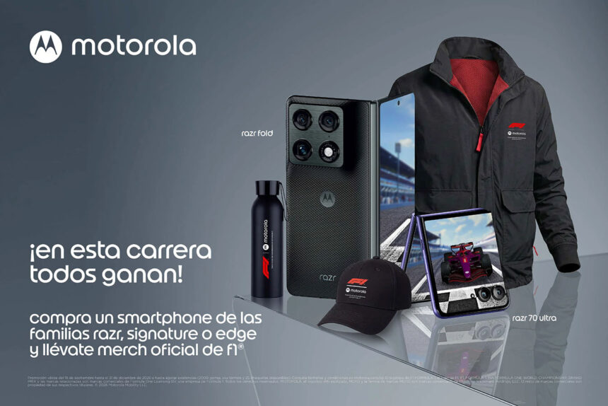 Motorola anuncia en Colombia una promoción exclusiva con Formula 1