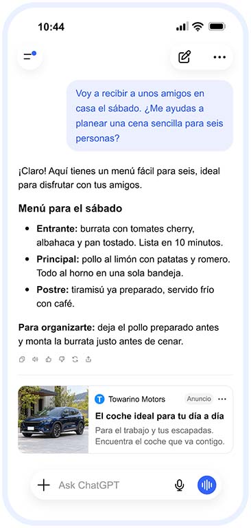 OpenAI amplía los anuncios en ChatGPT en América Latina