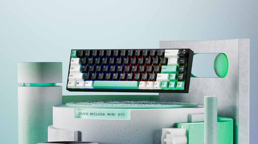 Razer presenta el nuevo teclado Reclusa Mini 65%
