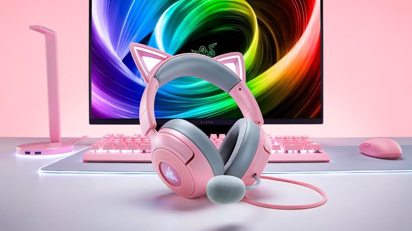 Razer presenta los audífonos con cable Kraken Kitty V3