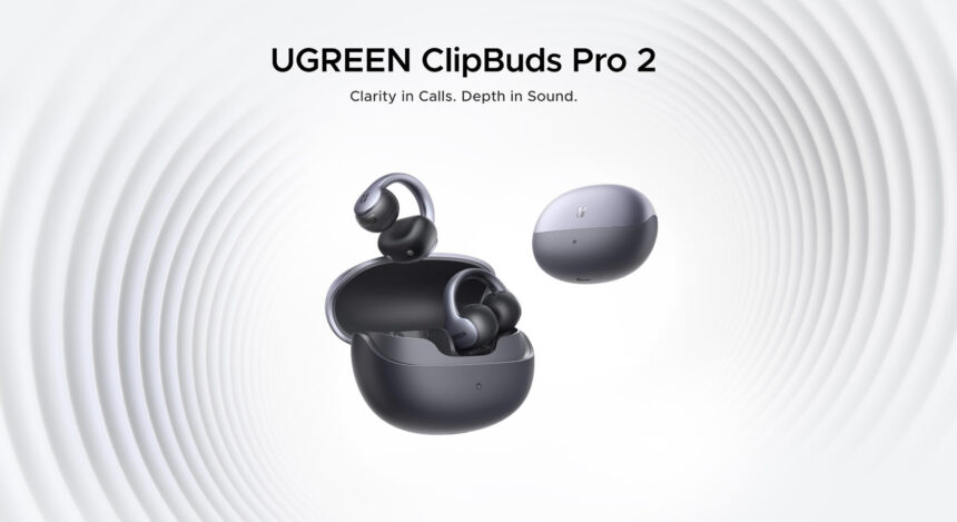 Ugreen presentó los nuevos auriculares ClipBuds Pro 2